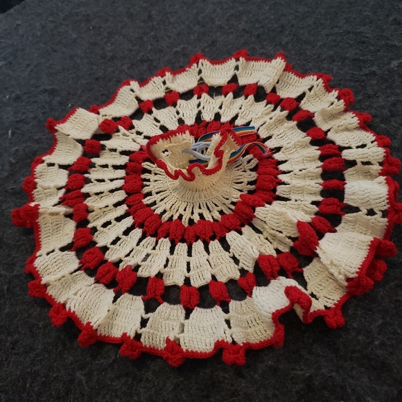 Vintage Handmade Crochet 1970's Barbie Dress - Picture 3 of 4